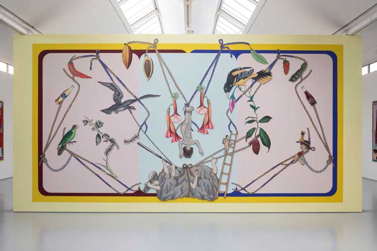 Claudia Martínez Garay: Every seed is awakened, installation view, Dundee Contemporary Arts. 24 August – 17 November 2024. Photo: Ruth Clark.