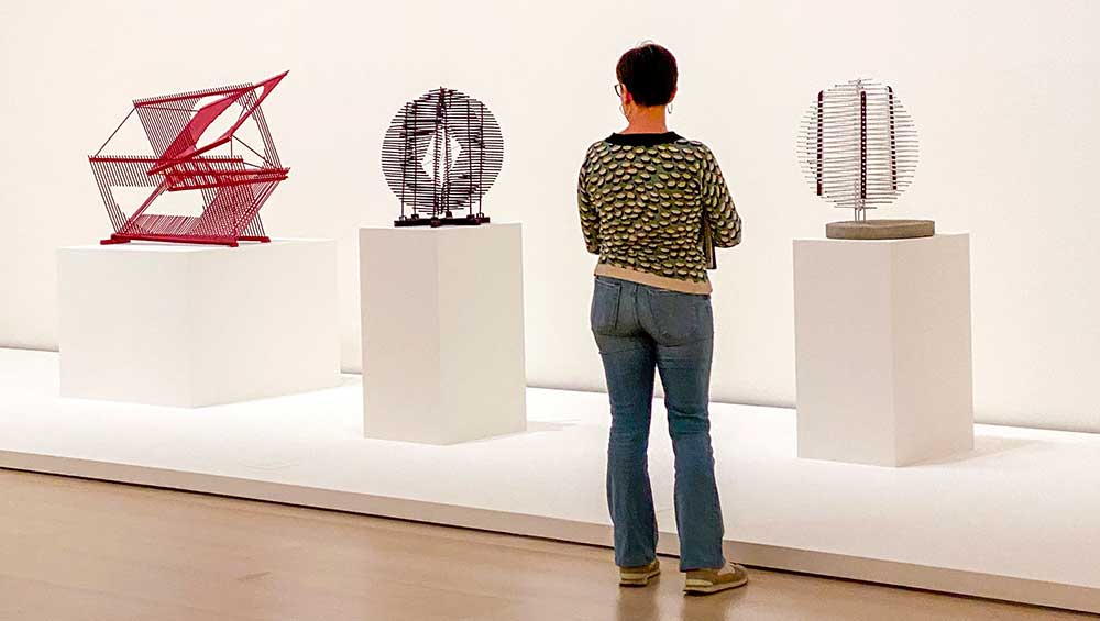 Gego: Measuring Infinity, installation view, Guggenheim Bilbao, 7 November 2023 – 4 February 2024. Photo: Veronica Simpson.