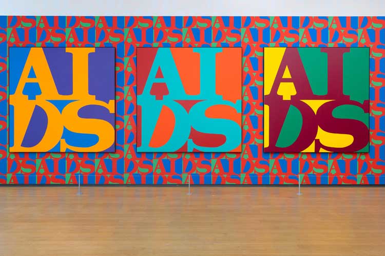 General Idea, AIDS, 1988. Art Gallery of Ontario, gift of Robert and Lynn Simpson, 1997. © General Idea. Photo: Peter Tijhuis.
