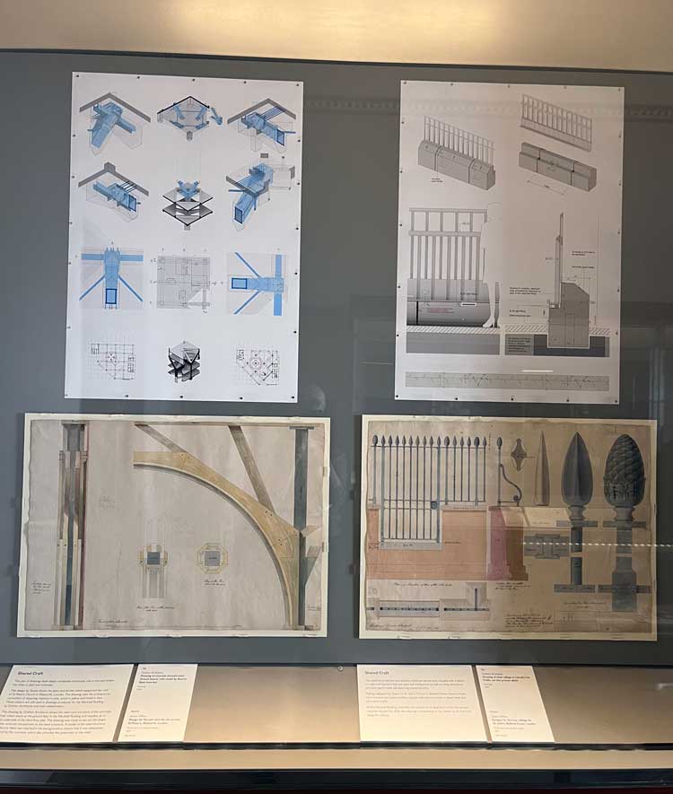 Installation view, Neighbours in Space and Time: Grafton Architects, Sir John Soane’s Museum, London. Photo: Veronica Simpson.