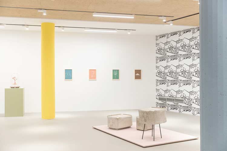 Biennale Gherdëina 8, exhibition view at Sala Trenker, Ortisei, 2022. Photo: Tiberio Sorvillo.