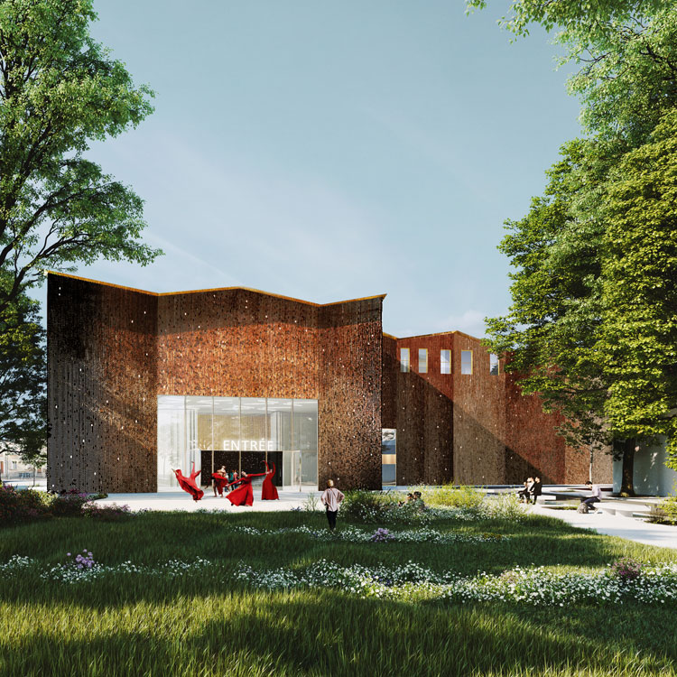 National Choreographic Centre in Tours. Photo: © Lina Ghotmeh — Architecture.