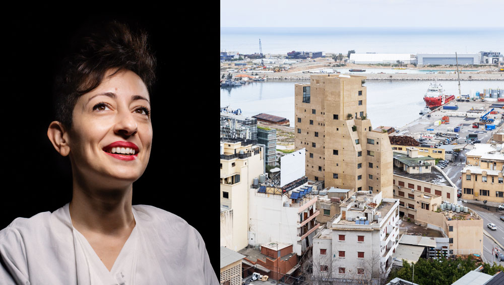 Lina Ghotmeh portrait. Photo: © Gilbert Hage.