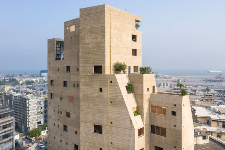 Lina Ghotmeh, Stone Garden apartment block, Beirut, 2011-20. Photo: © Laurian Ghinitoiu.