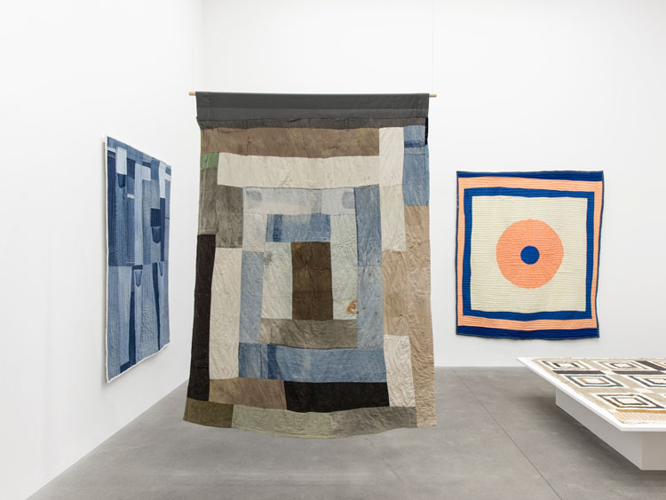 The Gee’s Bend Quiltmakers, installation view, Alison Jacques Gallery, London, 2 December 2020 – 6 February 2021.