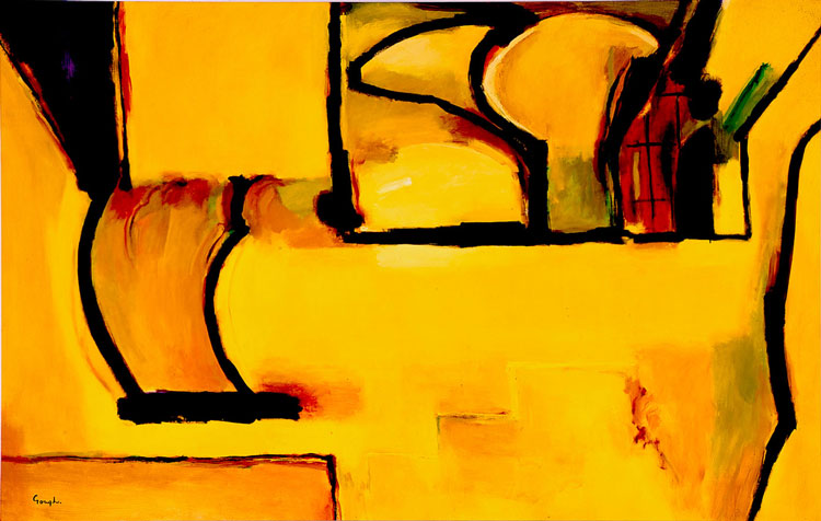 Craig Gough. Walmer 2, 2006. Acrylic on canvas, 183 x 284 cm. © the artist.