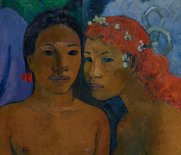 Paul Gauguin, Self Portrait with Yellow Christ, 1890-1891. Oil on canvas, 38.1 x 45.7 cm. Musée d'Orsay, Paris. © RMN-Grand Palais (musée d'Orsay). Photo: René-Gabriel Ojéda