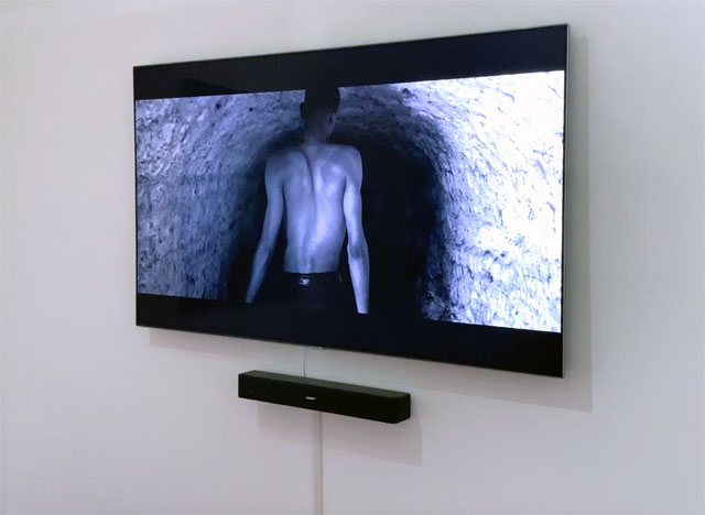 Billy Gerard Frank, Second Eulogy: Mind the Gap, installation view, Grenada Pavilion, Venice Biennale 2019. Photo: Martin Kennedy.