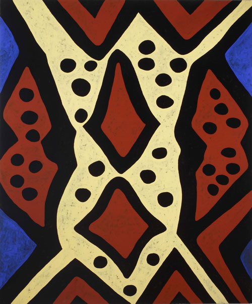 Gordon Bennett. Home Decor (After Margaret Preston) #11, 2010. Acrylic on linen, 182.5 x 152 cm. © The Artist. Courtesy Milani Gallery.