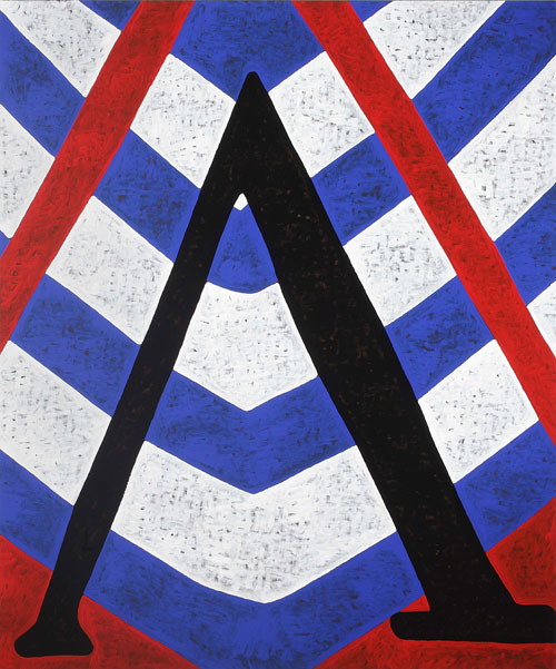 Gordon Bennett. Home Decor (After Margaret Preston) #7, 2010. Acrylic on linen, 182.5 x 152 cm. © The Artist. Courtesy Milani Gallery.