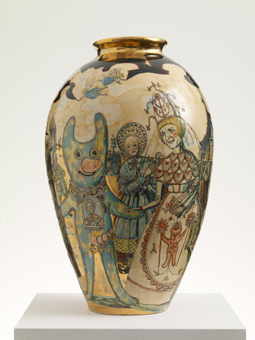 Grayson Perry. World Leaders Attend the Marriage of Alan Measles and Claire Perry, 2009. Glazed ceramic, 52 cm x 32 cm.
