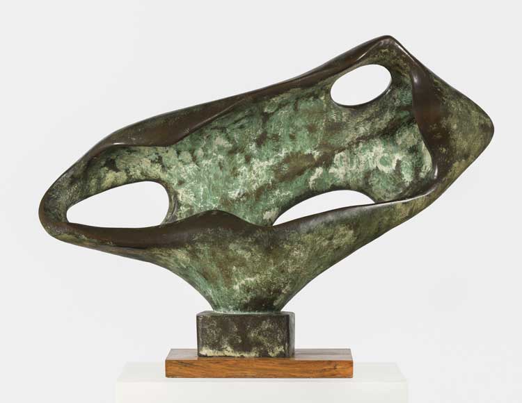 Barbara Hepworth, Sea Form (Porthmeor), 1958. Bronze, Tate: Presented by the artist 1967. The Hepworth Estate. Barbara Hepworth © Bowness.