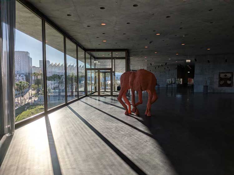 Installation view of the inaugural presentation in the David Geffen Galleries, April 2026. Photo © Museum Associates / LACMA.