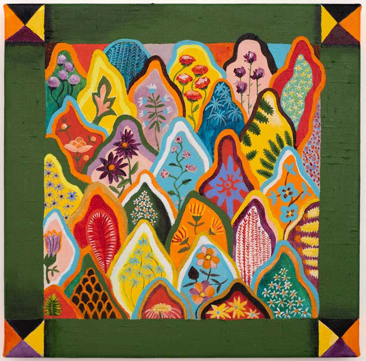 Lubaina Himid, These Are For You, 2026. Acrylic on canvas. Courtesy the artist, Hollybush Gardens, London and Greene Naftali, New York. Photo: Gavin Renshaw
© Lubaina Himid.