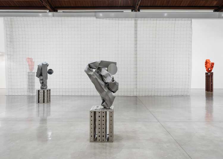 Carol Bove, Nights of Cabiria, 2025, installation view. © Carol Bove Studio LLC. Photo: Maris Hutchinson, Courtesy Gagosian.