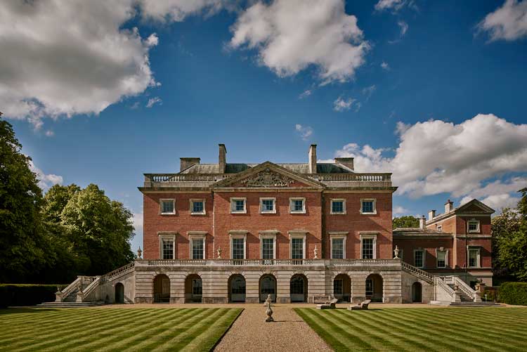 Wolterton Hall, North Norfolk, courtesy of Wolterton.