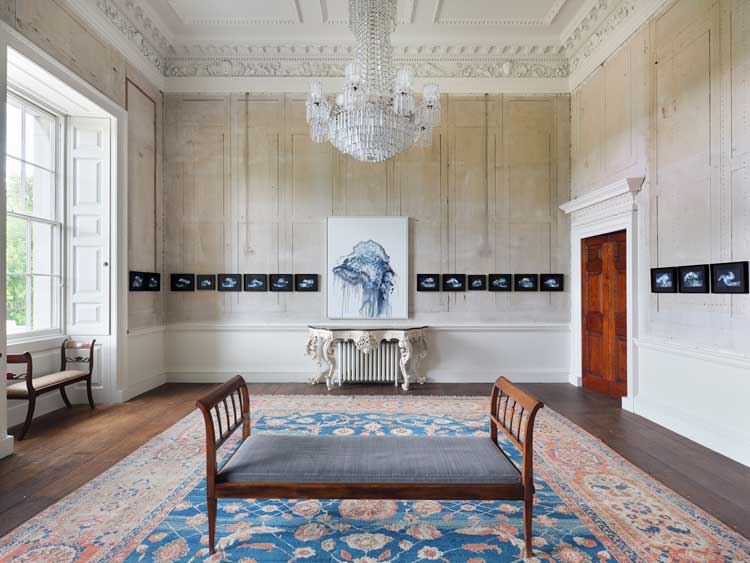 Maggi Hambling, Time, installation view, Wolterton Hall, 2025. Photo: Eva Herzog, courtesy the artists and Wolterton.