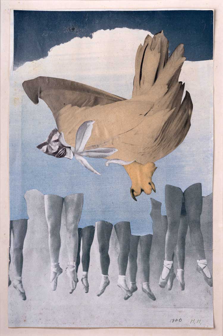 Hannah Höch, Never Keep Both Feet on the Ground, 1940. This work is part of the ifa art collection. Photo: © Christian Vagt; © Bildrecht, Vienna 2024.