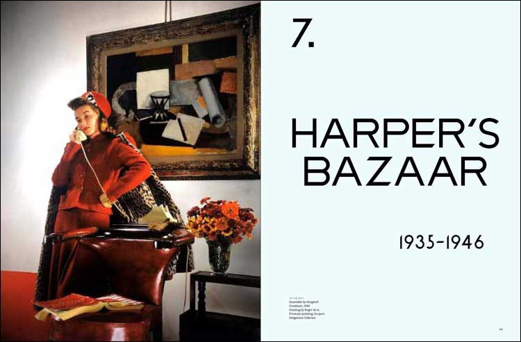 Left: Ensemble by Bergdorf Goodman, 1940. Painting by Roger de la Fresnaye painting, Jacques Seligmann Galleries. Image courtesy George Hoyningen-Huene: Photography, Fashion, Film, published by Thames & Hudson.