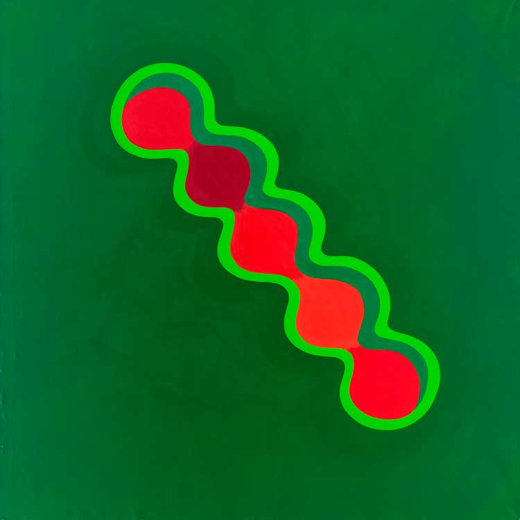 John Hoyland, 20.10.63, 1963. Acrylic on canvas, 172.7 x 172.7 cm (68 x 68 in). © John Hoyland Estate.