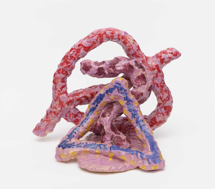 John Hoyland, Thupelo memory, 1994. Glazed ceramic, 36 x 35 x 46 cm. © John Hoyland Estate. Photo: Tim Bowditch.