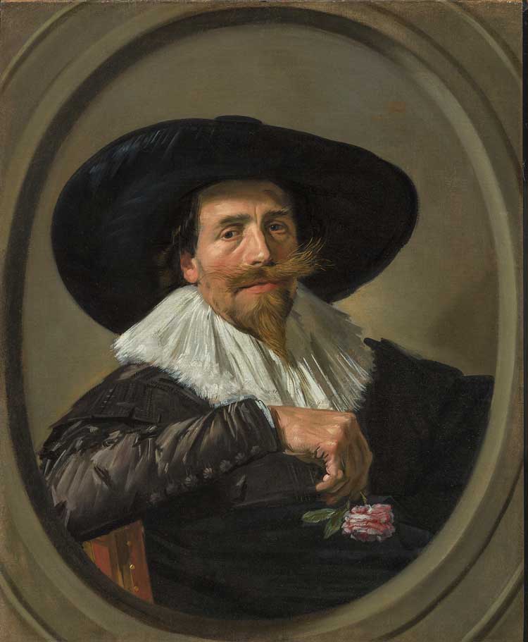 Frans Hals. Portrait of Pieter Dircksz Tjarck, about 1635–38. Oil on canvas, 85.3 x 69.9 cm. Los Angeles County Museum of Art. Gift of The Ahmanson Foundation. © Los Angeles County Museum of Art, California.