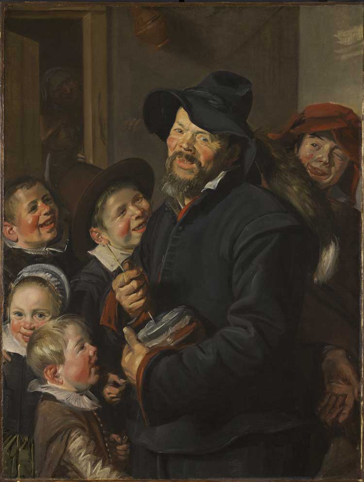 Frans Hals. The Rommel-Pot Player, about 1618–22. Oil on canvas, 106 x 80.3 cm. © Kimbell Art Museum, Fort Worth, Texas.