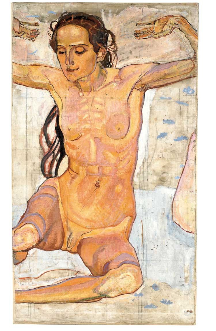 Ferdinand Hodler. Study for Day (fragment), 1899 Musée Jenisch Vevey, Donation Rudolf Schindler. © Musée Jenisch Vevey. Photo: Claude Bornand Lausanne.