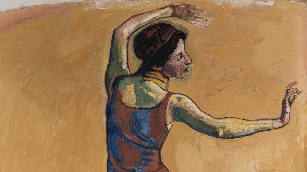 Ferdinand Hodler. Study for Joyful Woman, c1911. Musée Jenisch Vevey, Donation Rudolf Schindler. © Musée Jenisch Vevey. Photo: Julien Gremaud.