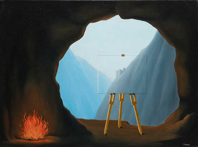 René Magritte, La Condition Humaine, 1935. © ADAGP, Paris and DACS, London 2022.