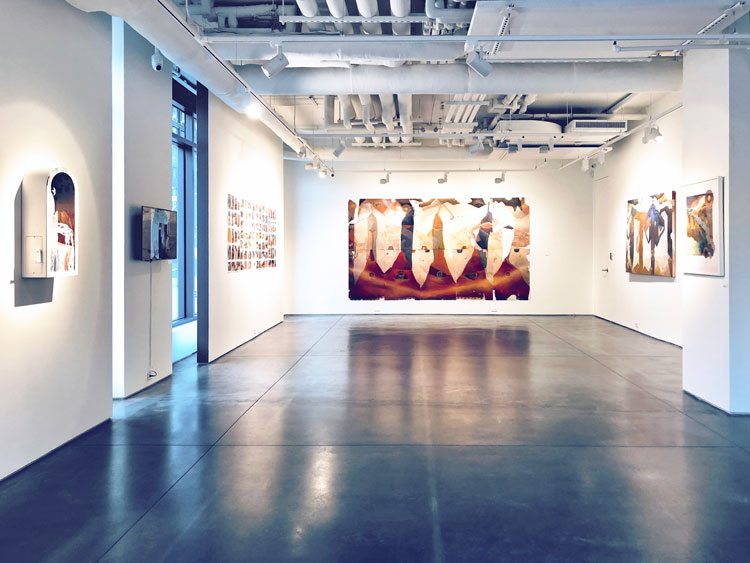 Valerie Hird, What Did Happen to Alice; My Avatar, installation view, Nohra Haime Gallery 2021.
