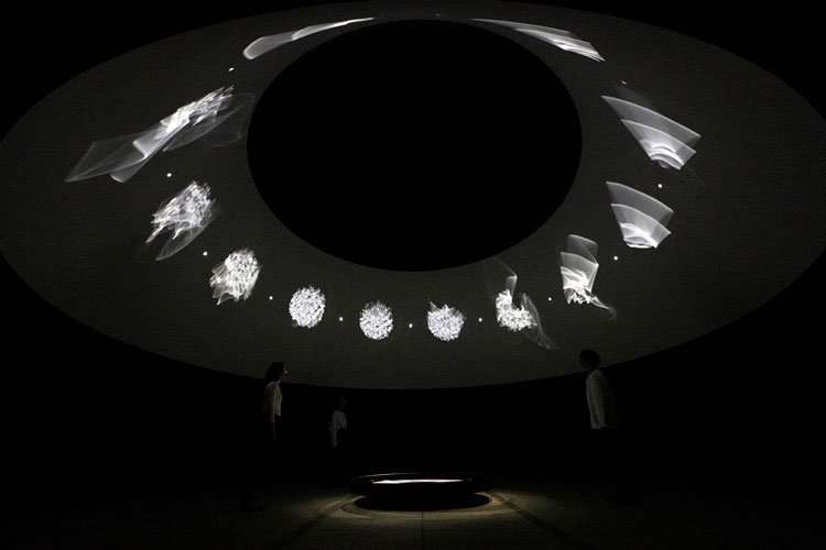 Olafur Eliasson, Sometimes the river is the bridge, 2020. Installation view, Museum of Contemporary Art Tokyo, 2020. Photo: Kazuo Fukunaga. Courtesy of the artist; neugerriemschneider, Berlin; Tanya Bonakdar Gallery, New York / Los Angeles. © 2020 Olafur Eliasson.