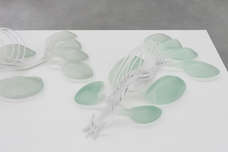 Marguerite Humeau. MIST, exhibition view, Clearing Brussels, 2019. Photo: Eden Krsmanovic. Courtesy the artist, CLEARING New York/Brussels.