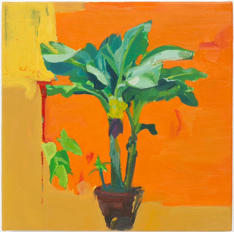 Kudzanai-Violet Hwami, Untitled, 2019. Acrylic on canvas. Courtesy of the artist. Commissioned by Gasworks.