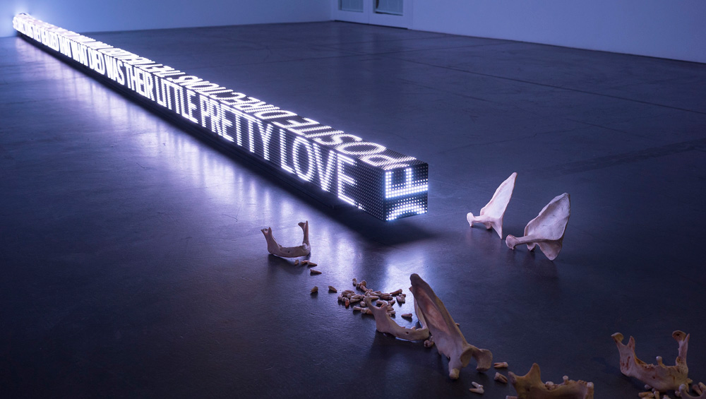 Jenny Holzer: Thing Indescribable, Guggenheim Bilbao. Photo: Veronica Simpson.