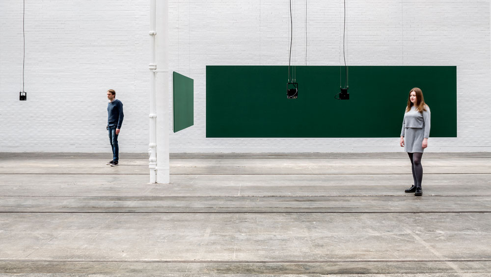 Florian Hecker: Synopsis, installation view, Tramway, Glasgow, 2017. Courtesy Tramway, Glasgow.
