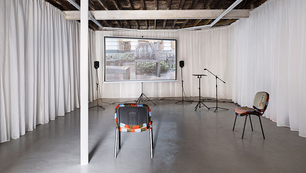 Georgia Horgan. All Whores are Jacobites, installation view, 2017. Photograph: Ollie Hammick.