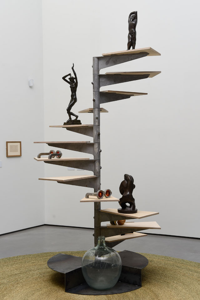 Anthea Hamilton. Spiral stair case, 2016. Photograph © Darren O’Brien/Guzelian. Courtesy The Hepworth Wakefield.