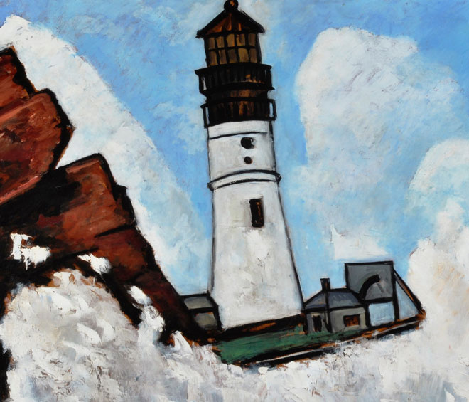 Marsden Hartley. The Ice Hole, Maine, 1908-9. Oil on canvas, 34 x 34 in (86.4 x 86.4 cm). New Orleans Museum of Art, Museum Purchase through the Ella West Freeman. Foundation Matching Fund.