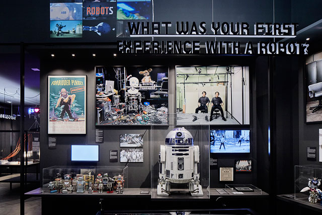 Hello, Robot: Design Between Human and Machine, exhibition view. Photograph: Mark Niedermann.