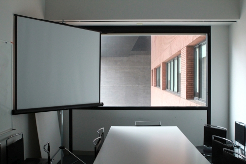 Jonn Herschend. Stories From the Evacuation, Production Still, Conference, 2013. HD Video, 20 min TRT, commissioned by SFMOMA. Courtesy of the artist.