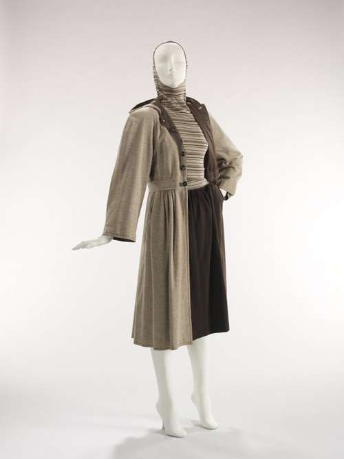 Claire McCardell (American, 1905–1958. Ensemble, 1946. Townley. American. Wool, cotton. The Brooklyn Museum Costume Collection at the Metropolitan Museum of Art.
