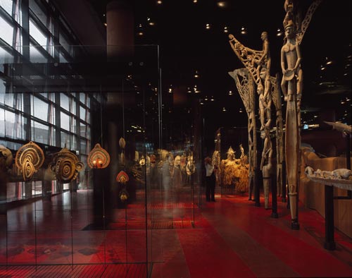 Musée du quai Branly, Paris, Frankrig
AJN; Ateliers Jean Nouvel. Interior view. Photo: Philippe Ruault
© Philippe Ruault