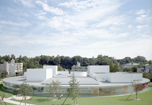 21st Century Museum, Kanazawa, Japan (2002–2004)
Kazuyo Sejima and Ryue Nishizawa/SANAA. Exterior view. © SANAA