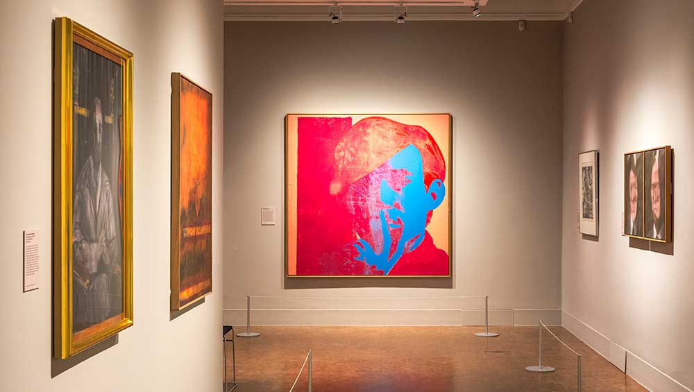 Iconic: Portraiture from Francis Bacon to Andy Warhol, installation view, Holburne Museum, Bath. Photo: Jo Hounsome.