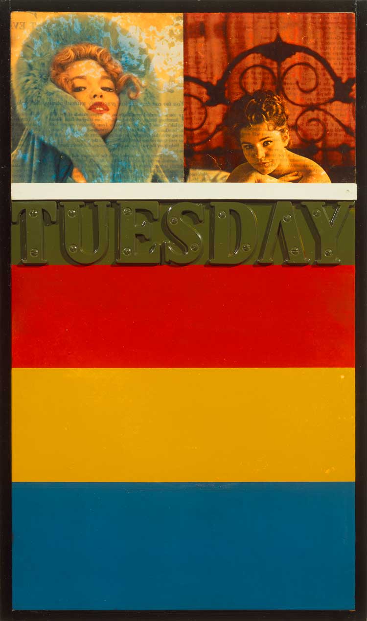 Peter Blake. Tuesday, 1961. © Peter Blake. All rights reserved, DACS 2024. Photo: Tate.