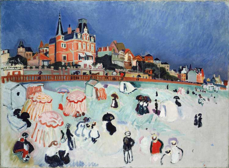 Raoul Dufy, Beach at Sainte-Adresse, 1906. Photo: Peter Schälchli, Zurich.