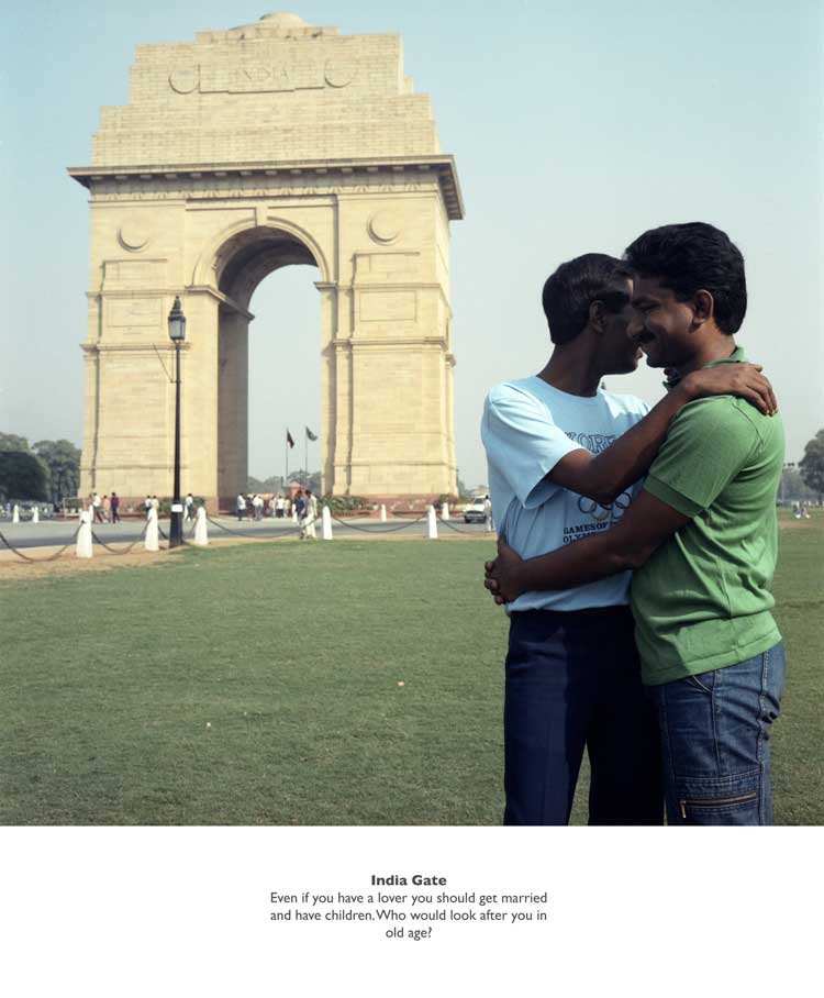 Sunil Gupta, India Gate, 1987, from the series Exiles, 1987. © Sunil Gupta. Courtesy the artist and Hales London and New York.