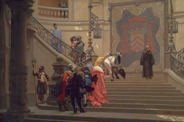 Jean-Léon Gérôme. L’Eminence Grise, 1873. Oil on canvas, 68.6 x 101 cm. Museum of Fine Arts, Boston. Bequest of Susan Cornelia Warren. Photo © 2024 Museum of Fine Arts, Boston.