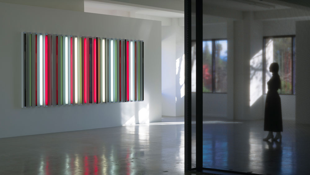 Robert Irwin. Installation view, Sprüth Magers, Los Angeles, January 23 - April 21, 2018. Courtesy the artist and Sprüth Magers. Photograph: Robert Wedemeyer.
